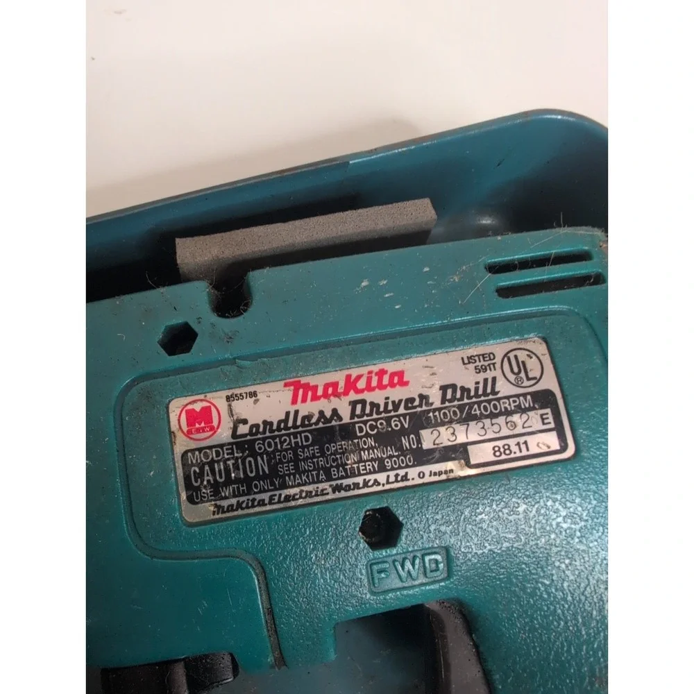 MAKITA 6012HD DRILL 9.6V, Case, Charger